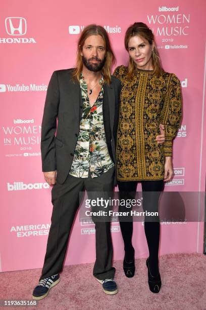 Taylor Hawkins and Alison Hawkins attend the 2019 Billboard Women In Music at Hollywood Palladium on December 12, 2019 in Los Angeles, California.