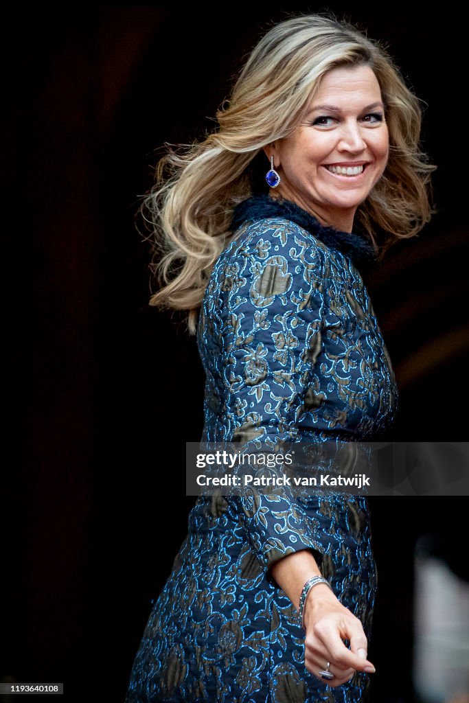 Dutch Royal Family Attends New Year Reception At Royal Palace In Amsterdam