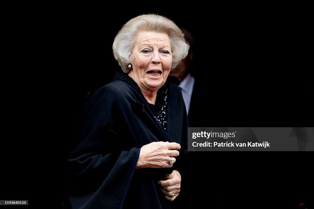 Dutch Royal Family Attends New Year Reception At Royal Palace In Amsterdam