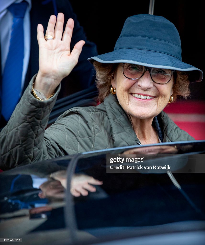 Dutch Royal Family Attends New Year Reception At Royal Palace In Amsterdam