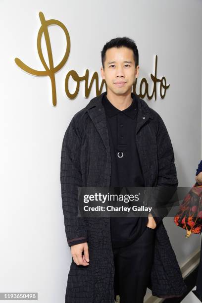 Jared Eng attends Pomellato High Jewelry Stylist Dinner at Penthouse 64 on December 12, 2019 in Los Angeles, California.