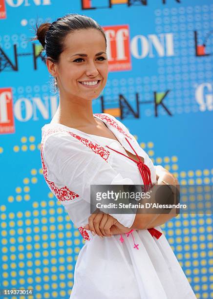Michela Coppa attends the 2011 Giffoni Experience on July 19, 2011 in Giffoni Valle Piana, Italy.