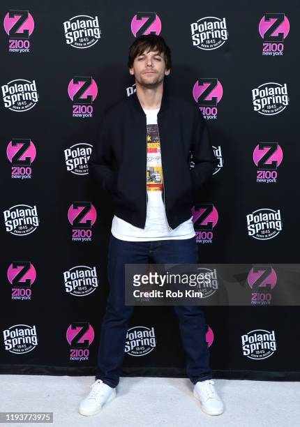 Louis Tomlinson attends the z100 All Access Lounge presented by Poland Spring Pre-Show at Pier 36 on December 13, 2019 in New York City.