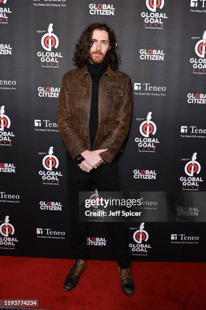 Hozier attends the 2019 Global Citizen Prize at the Royal Albert Hall on December 13, 2019 in London, England.