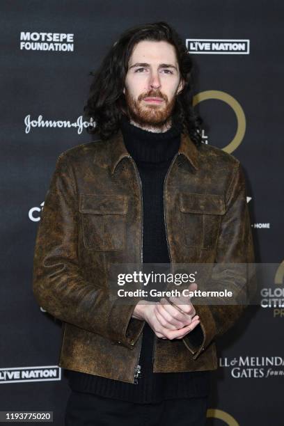 Hozier attends the Global Citizen Prize 2019 at Royal Albert Hall on December 13, 2019 in London, England.