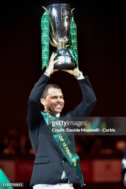 U2013 DECEMBER 13: Award ceremony for the winner Kent Farrington, of United States Of America riding Austria 2. The 19th Rolex IJRC Top 10 Final....