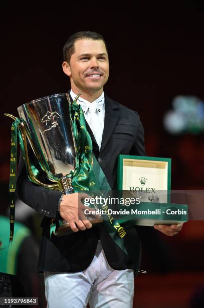 U2013 DECEMBER 13: Award ceremony for the winner Kent Farrington, of United States Of America riding Austria 2. The 19th Rolex IJRC Top 10 Final....
