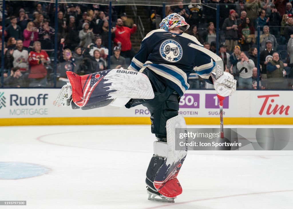 NHL: JAN 14 Bruins at Blue Jackets