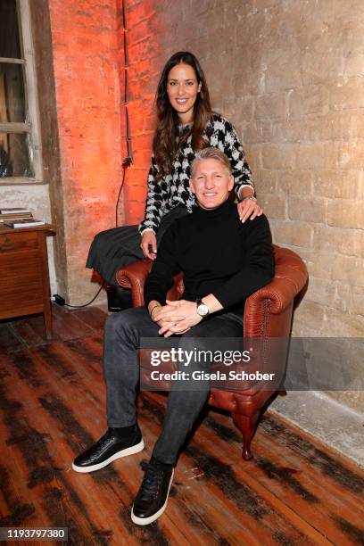 Ana Ivanovic and her husband Bastian Schweinsteiger during the BRAX house party during Berlin Fashion Week Autumn/Winter 2020 at Fabrik 23 on January...