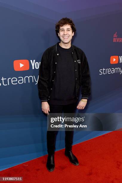 David Dobrik attends The 9th Annual Streamy Awards on December 13, 2019 in Los Angeles, California.