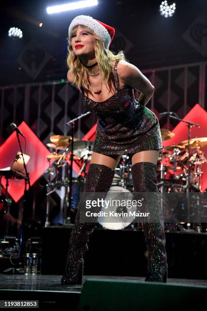 Taylor Swift performs onstage during iHeartRadio's Z100 Jingle Ball 2019 Presented By Capital One on December 13, 2019 in New York City.