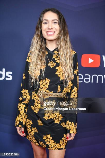 Kristen McAtee arrives at the 9th Annual Streamy Awards at The Beverly Hilton Hotel on December 13, 2019 in Beverly Hills, California.