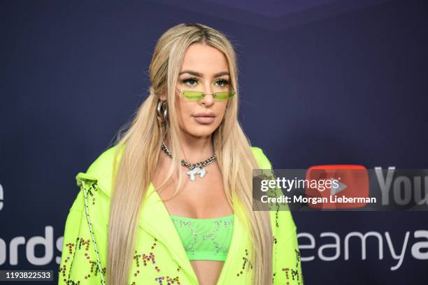 Tana Mongeau arrives at the 9th Annual Streamy Awards at The Beverly Hilton Hotel on December 13, 2019 in Beverly Hills, California.