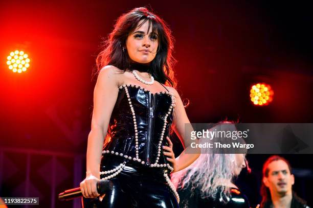Camila Cabello performs onstage during iHeartRadio's Z100 Jingle Ball 2019 Presented By Capital One on December 13, 2019 in New York City.