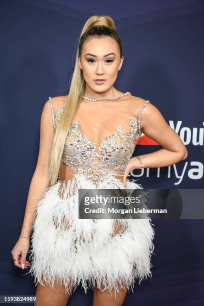 Lauren Riihimaki arrives at the 9th Annual Streamy Awards at The Beverly Hilton Hotel on December 13, 2019 in Beverly Hills, California.