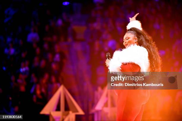 Lizzo performs onstage during iHeartRadio's Z100 Jingle Ball 2019 Presented By Capital One on December 13, 2019 in New York City.