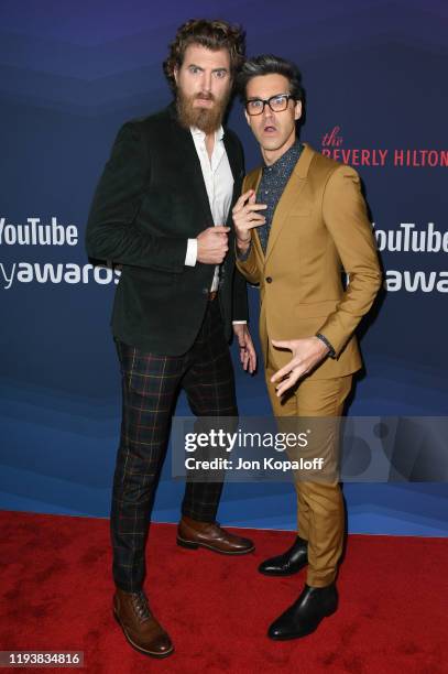 Rhett and Link attend the 9th Annual Streamy Awards at The Beverly Hilton Hotel on December 13, 2019 in Beverly Hills, California.