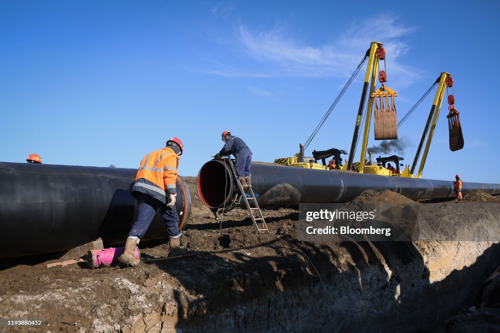 TurkStream Natural Gas Pipeline Laying
