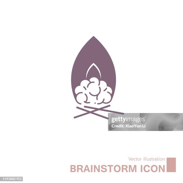 brainstorming concept design. - fireball stock illustrations