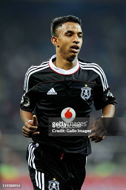 Sameehg Doutie of Pirates during the 2011 Vodacom Challenge match between Orlando Pirates and Tottenham Hotspur from Mbombela Stadium on July 19,...