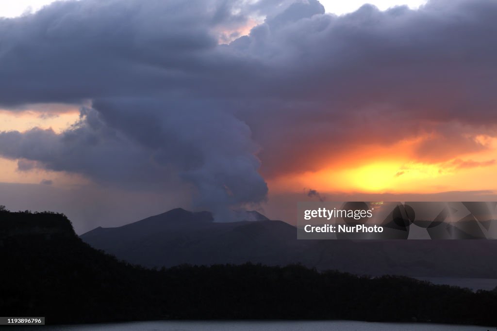 Taal Volcano Eruption