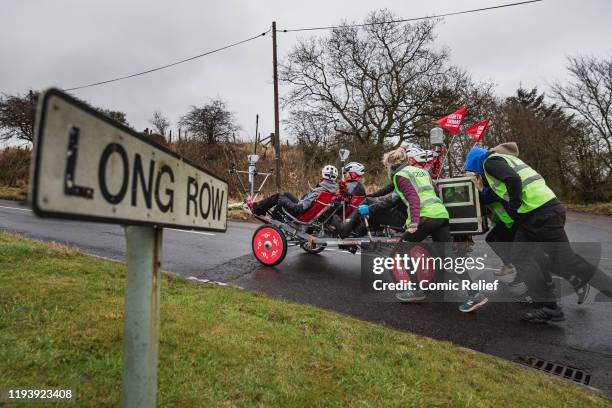 Former Welsh and British Lions rugby captain Gareth Thomas begins Day 6 of the Tour De Trophy challenge in aid of Sport Relief. Cycling from Cardiff...