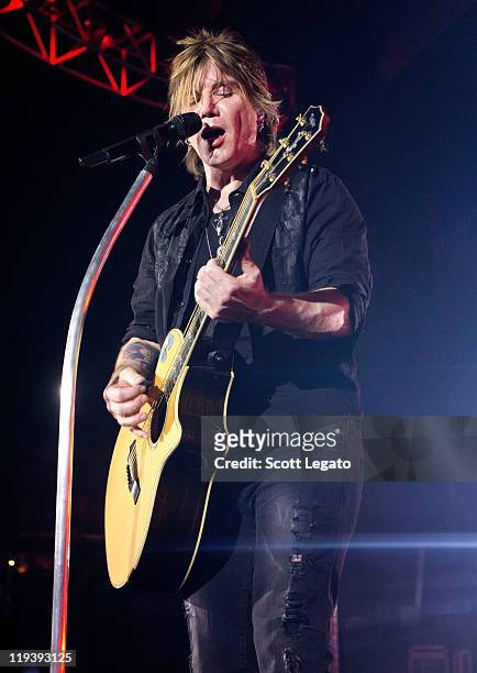 John Rzeznik of The Goo Goo Dolls performs at the Meadow Brook Music Festival on July 17, 2011 in Rochester, Michigan.