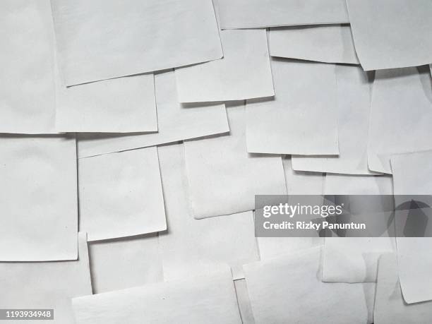 white and blank paper sheet texture background - sheets stock pictures, royalty-free photos & images