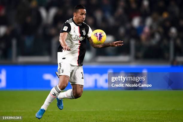 Danilo Luiz da Silva of Juventus FC in action during the Coppa Italia football match between Juventus FC and Udinese Calcio. Juventus FC won 4-0 over...