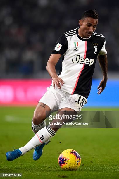 Danilo Luiz da Silva of Juventus FC in action during the Coppa Italia football match between Juventus FC and Udinese Calcio. Juventus FC won 4-0 over...