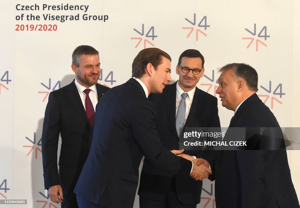 POLITICS-EU-AUSTRIA-V4-DIPLOMACY