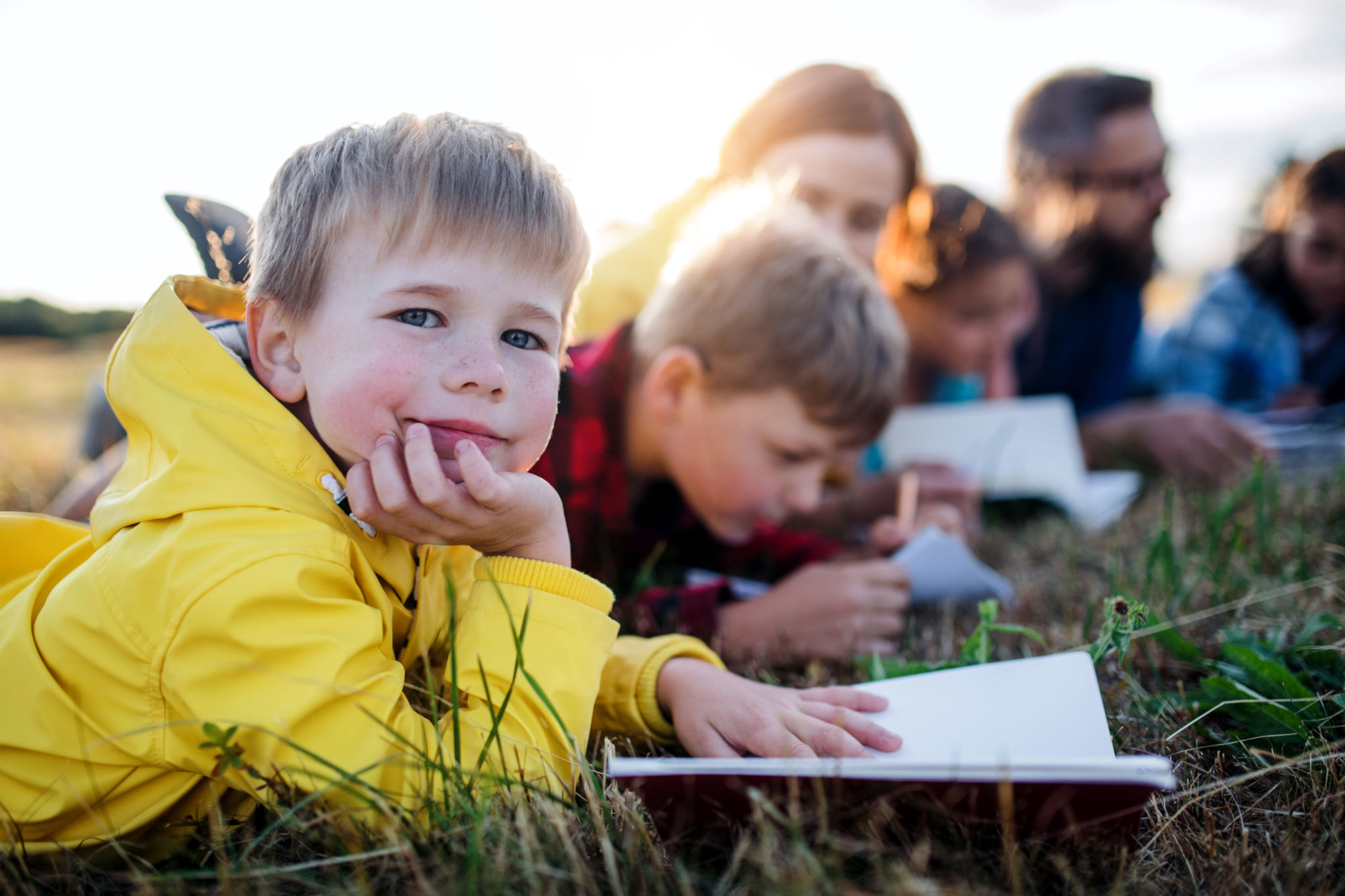 children learning seasons