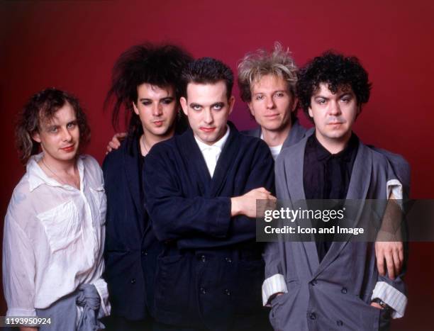 Guitarist Porl Thompson, bass player Simon Gallup, musician, songwriter and lead singer Robert Smith, drummer Boris Williams and keyboard player...