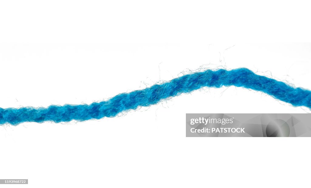 Wool string close-up