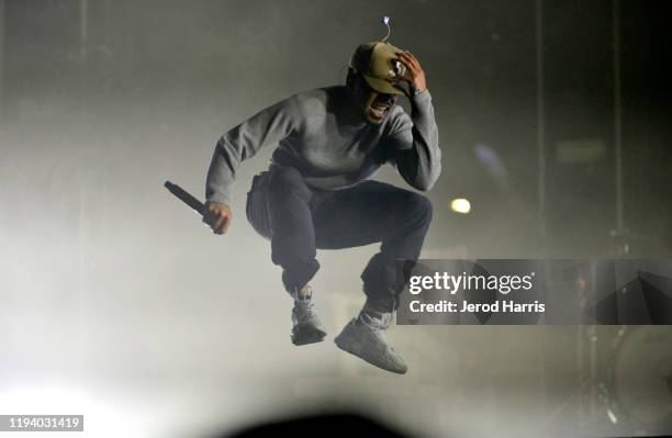 Chance the Rapper performs onstage during Rolling Loud Fueled by West Coast Cure Los Angeles 2019 - Day 1 on December 14, 2019 in Los Angeles,...