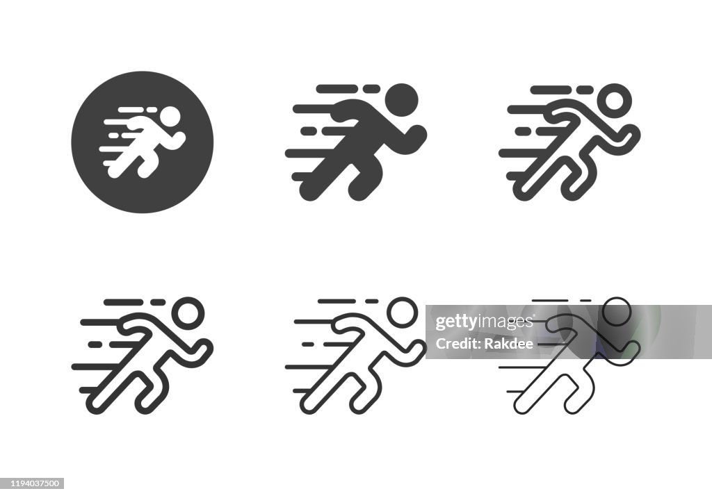 Running Icons - Multi Series