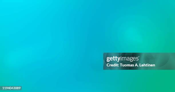 abstract image of curvy, blurred and soft lines or layers on turquoise background. rippled effect, copy space. dci 4k resolution. - turquoise colored stock pictures, royalty-free photos & images