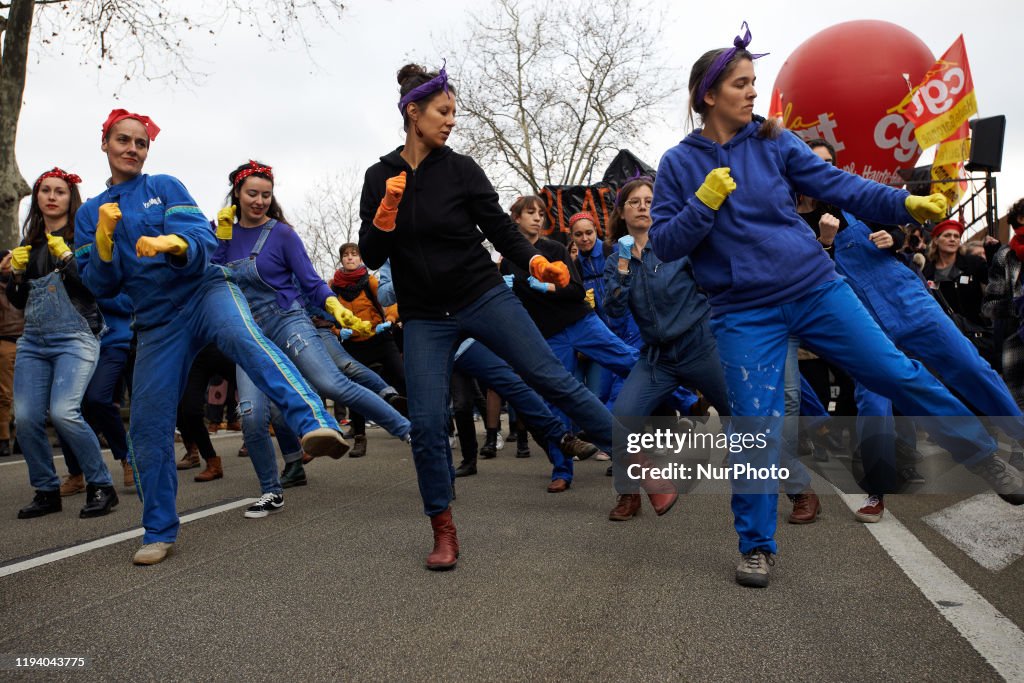 Demonstration Against Retirement Reform In Toulouse