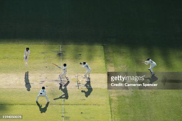 Watling of New Zealand bats during day four of the First Test match in the series between Australia and New Zealand at Optus Stadium on December 15,...