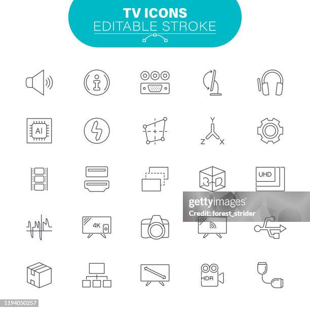 tv icons - hollywood boulevard stock illustrations