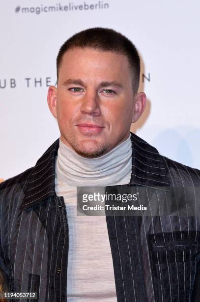 Actor Channing Tatum attends the "Magic Mike Live" premiere at Club Theater on January 16, 2020 in Berlin, Germany.