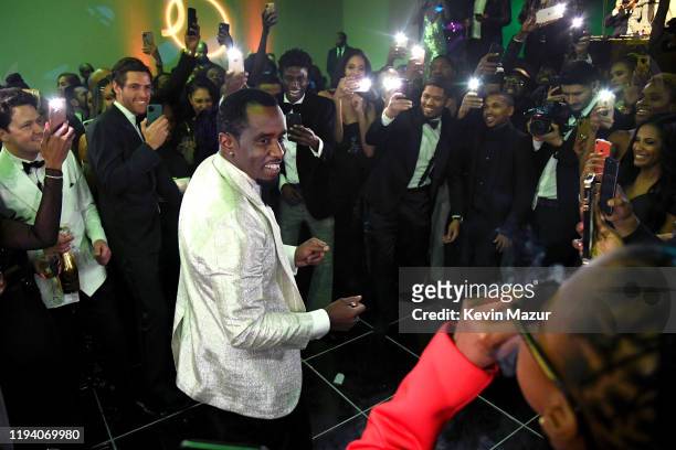 Sean Combs attends Sean Combs 50th Birthday Bash presented by Ciroc Vodka on December 14, 2019 in Los Angeles, California.
