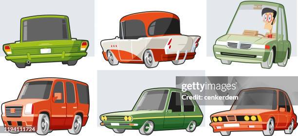 car set - turbo stock illustrations