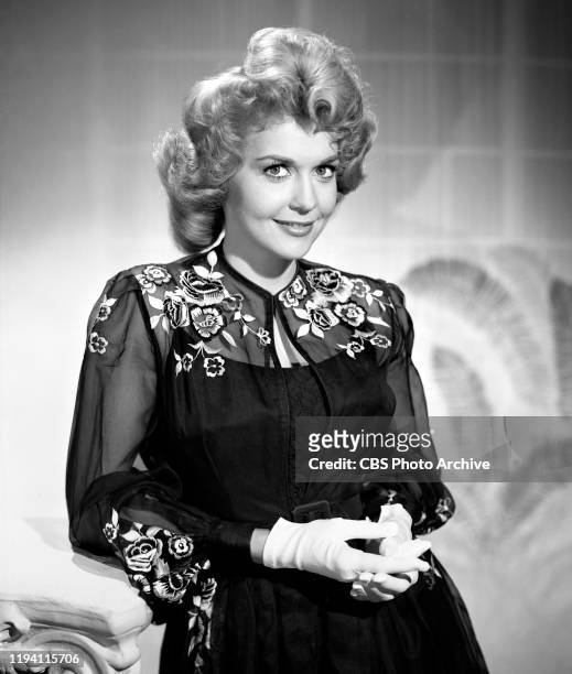 Portrait of actress Donna Douglas. She portrays Elly May Clampett on the CBS television situation comedy, The Beverly Hillbillies. June 28, 1962.