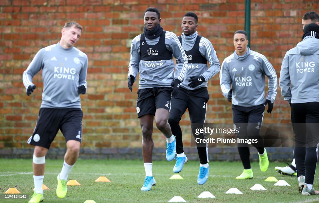 Leicester City Training and Press Conference