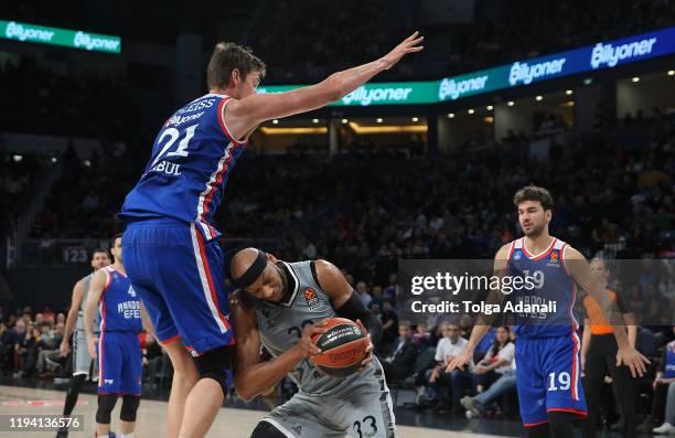 Adreian Payne, #33 of LDLC Asvel Villeurbanne in action during the 2019/2020 Turkish Airlines EuroLeague Regular Season Round 20 match between...