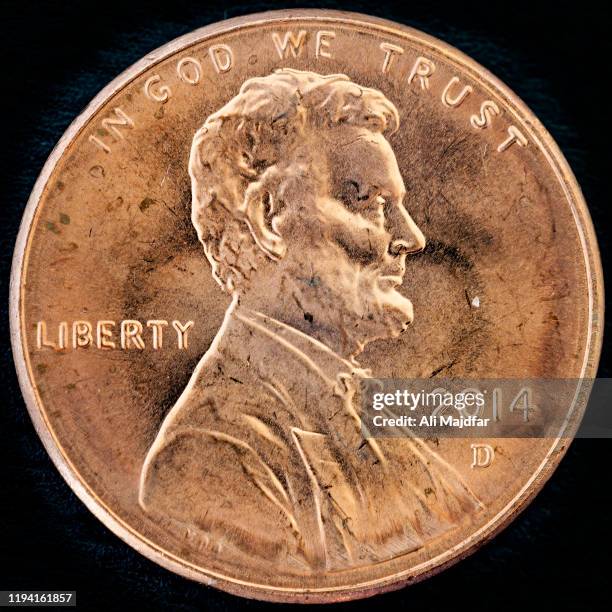 u.s. one cent coin - us penny stock pictures, royalty-free photos & images