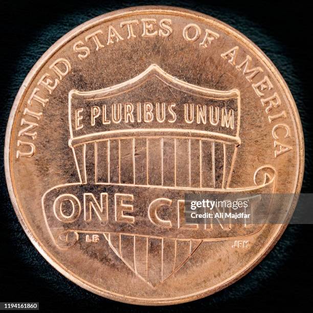 u.s. one cent coin - us penny stock pictures, royalty-free photos & images