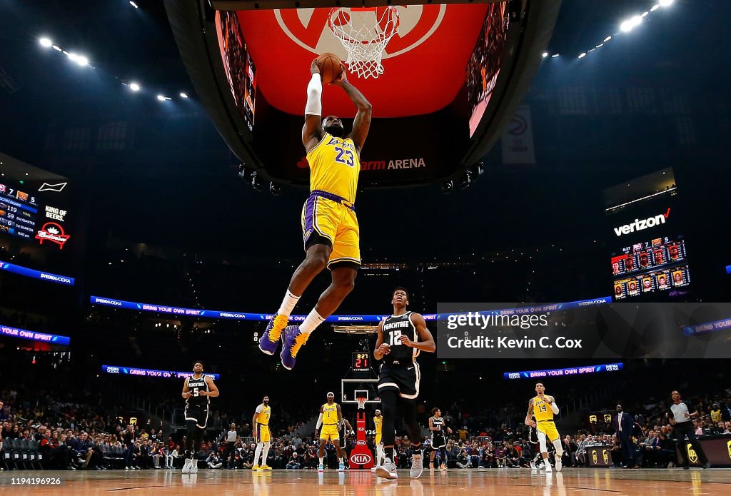 Los Angeles Lakers v Atlanta Hawks