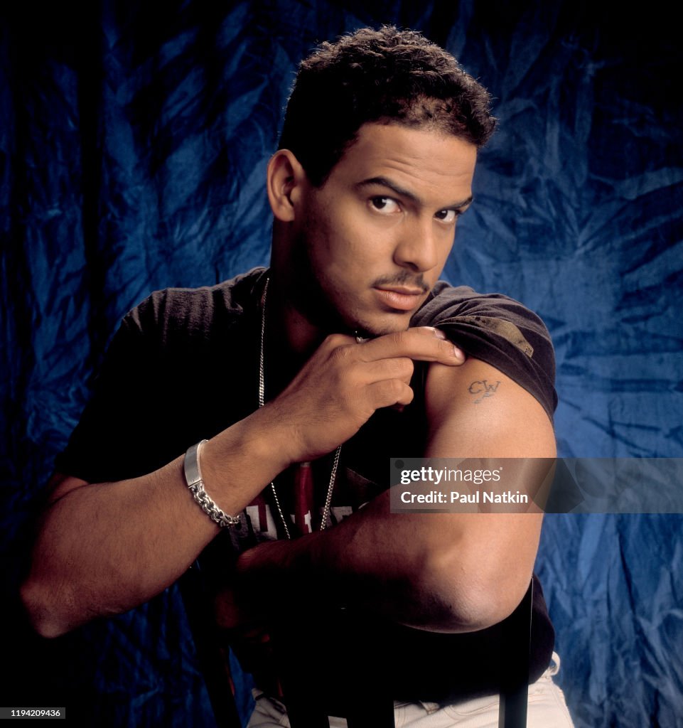 Portrait of American R&B singer and actor Christopher Williams as he